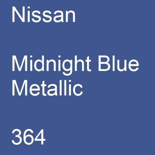 Nissan, Midnight Blue Metallic, 364.